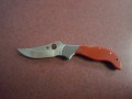 SPYDERCO PERSIAN WITH RED G-10 HANDLE